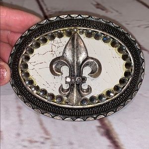 Fleur De Lis belt buckle